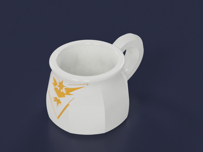 Pokemon Go Team Instinct 8oz Mug 3D Print 97775