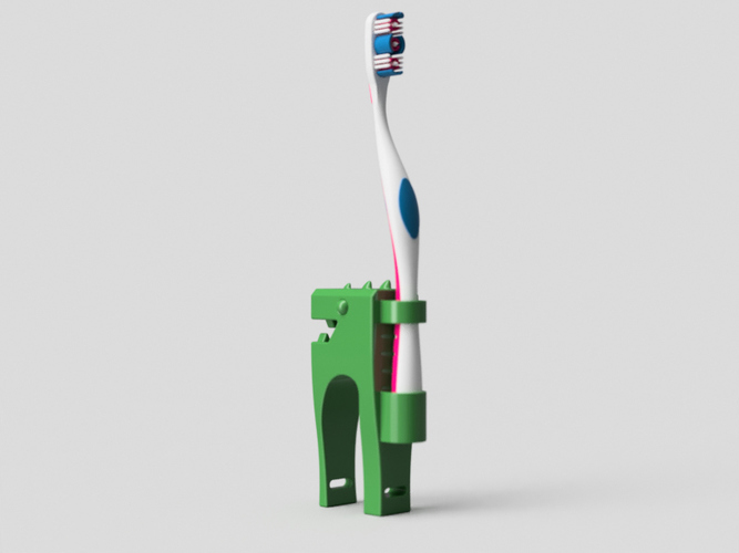 Hand Rex-support for Toothbrush. 3D Print 97786
