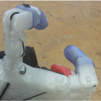 Small OTAPH - Opposable Thumb add-on for Prosthetic Hands 3D Printing 97801
