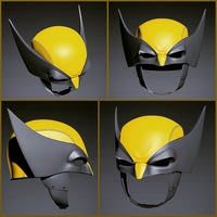 Small Wolverine Helmet 3D Printing 97994
