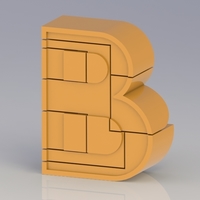 Small Alphabet Robot - B 3D Printing 98114