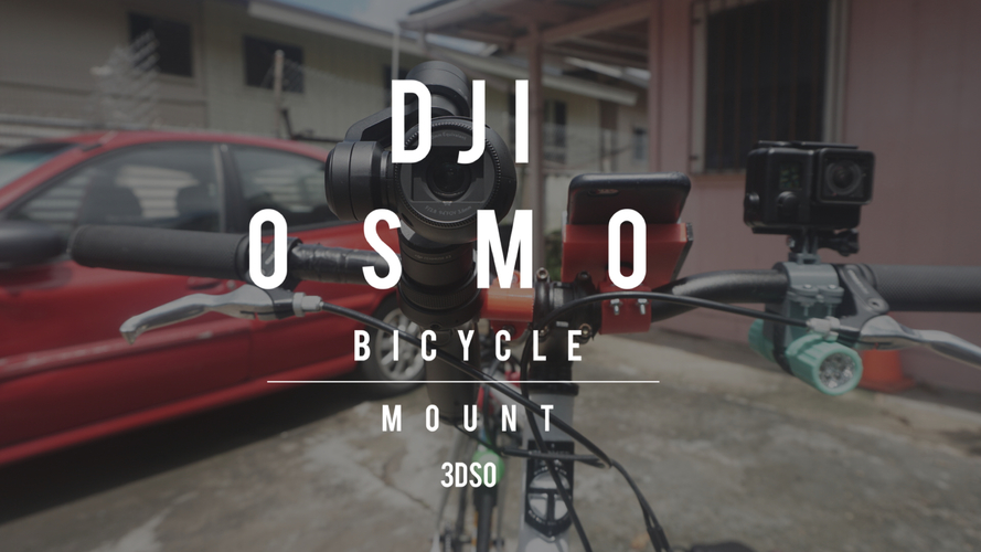 DJI OSMO Bicycle Mount V. 1 3D Print 98155