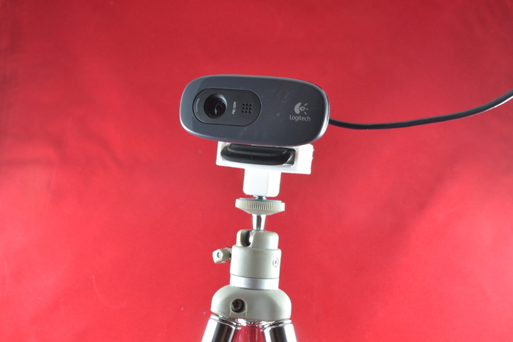 Logitech C270 Tripod Camera Mount 3D Print 98339