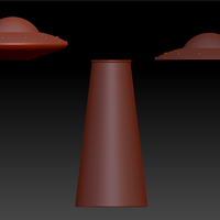 UFO and Abduction beam (night light/lamp) - Thumbnail 5