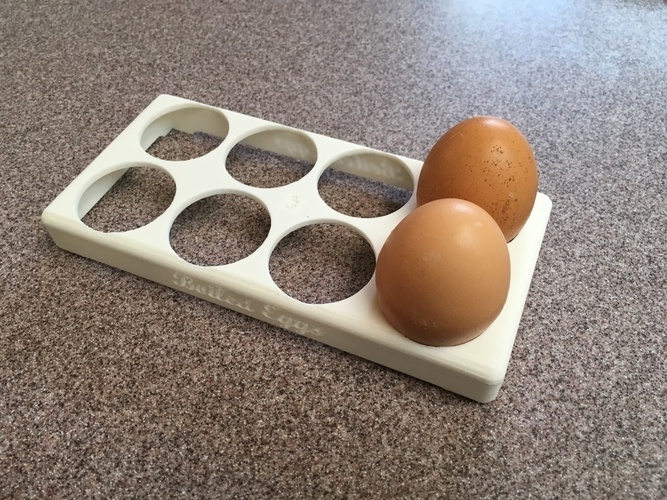 Boiled Eggs Tray 3D Print 98503