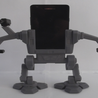 Small Mech Phone Stand. 3D Printing 98611