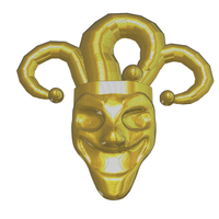 Small Joker Head Logo 3D Printing 98768