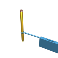 Small Pencil holder 3D Printing 98842