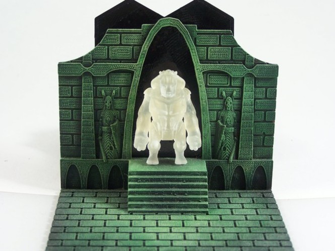 Hom, Mowga Diplomat, 28mm Miniature 3D Print 989