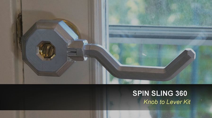 Spin Sling 360 Knob to Lever Kit 3D Print 99438