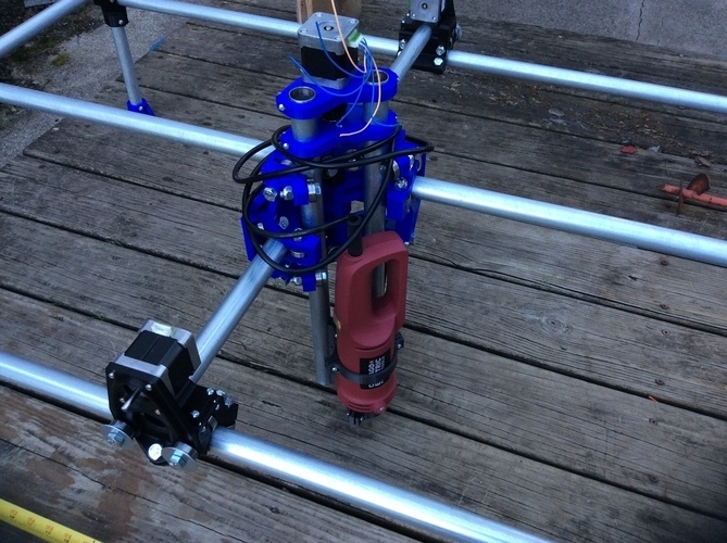MPCNC Harbor Fright cutout tool mount 3D Print 99928