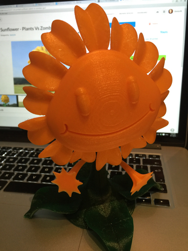 Sunflower - Plants Vs Zombies GW2 3D Print 10053 Sunflower - Plants Vs Zombies GW2 3D Print 10053