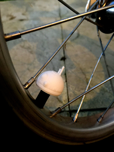 BB8 Bike Tire Dust Cap 3D Print 10087 BB8 Bike Tire Dust Cap 3D Print 10087