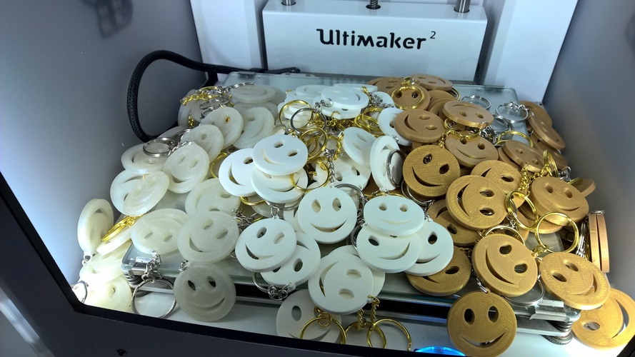 smiley keychain 3D Print 10104 smiley keychain 3D Print 10104