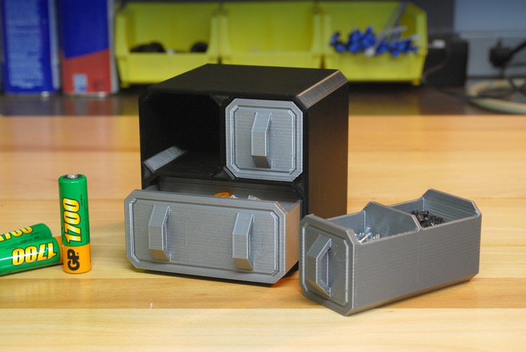 Scifi Small Part Storage Crates 3D Print 10252 Scifi Small Part Storage Crates 3D Print 10252