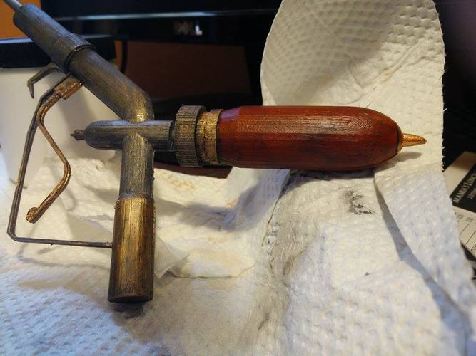 Bioshock Little Sister's Adam Syringe 3D Print 1028 Bioshock Little Sister's Adam Syringe 3D Print 1028