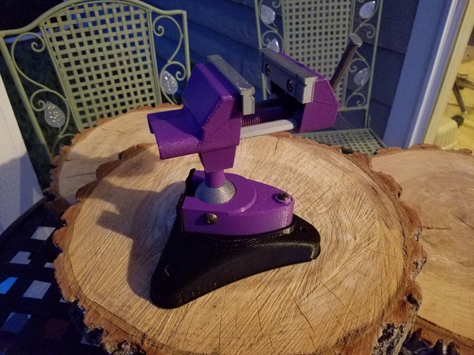 Swivel desk vice 3D Print 10378 Swivel desk vice 3D Print 10378
