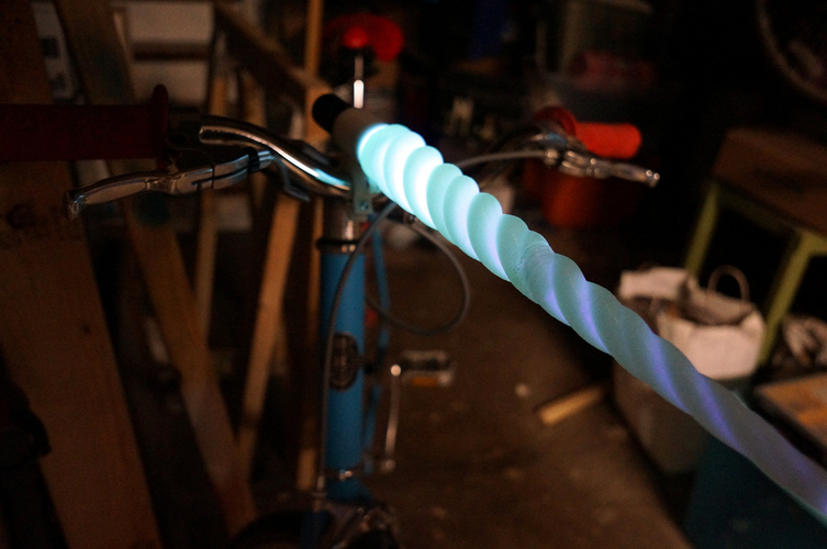 Glowing Unicorn Bike Light 3D Print 10642 Glowing Unicorn Bike Light 3D Print 10642