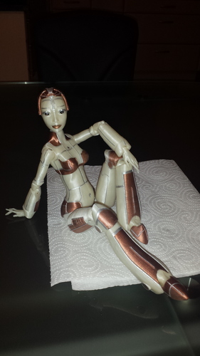 Robot woman "Robotica" 3D Print 10705 Robot woman "Robotica" 3D Print 10705