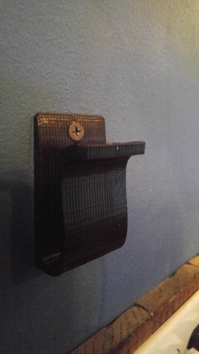 Wall mount multi purpose holder 3D Print 10785 Wall mount multi purpose holder 3D Print 10785