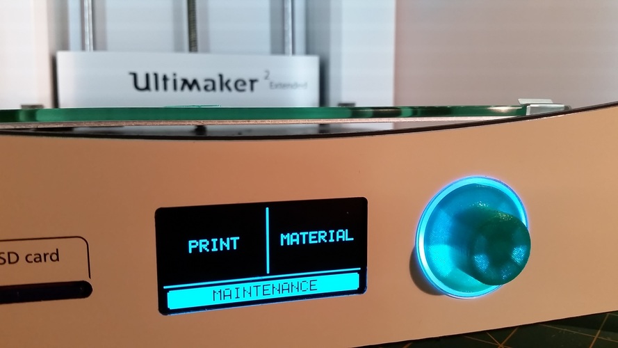 Ultimaker 2 Replacement Knob 3D Print 10799 Ultimaker 2 Replacement Knob 3D Print 10799
