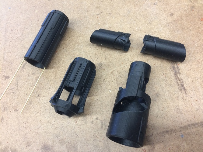Kylo Ren's Lightsaber 3D Print 10811 Kylo Ren's Lightsaber 3D Print 10811