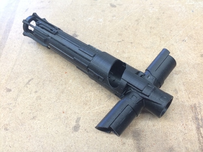 Kylo Ren's Lightsaber 3D Print 10812 Kylo Ren's Lightsaber 3D Print 10812