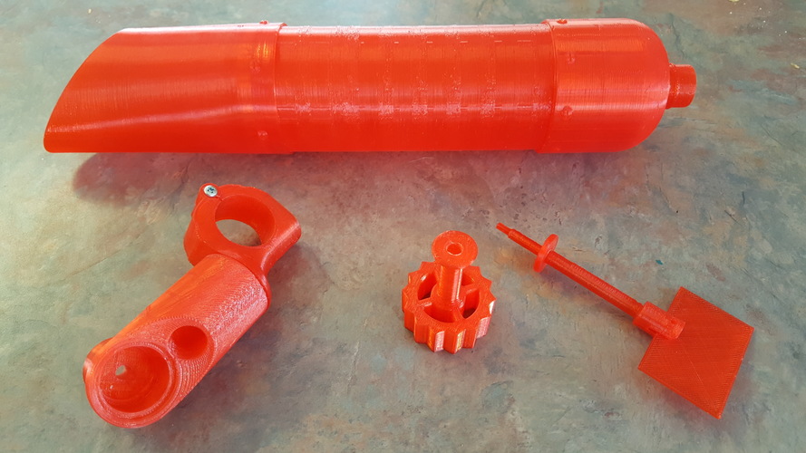 Bike Muffler v1 3D Print 10919 Bike Muffler v1 3D Print 10919