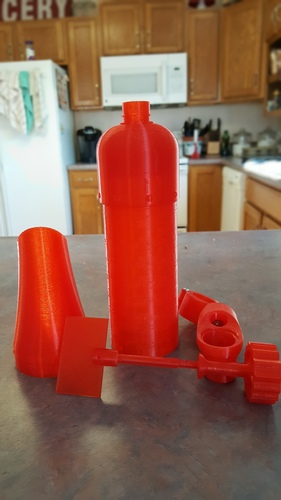 Bike Muffler v1 3D Print 10921 Bike Muffler v1 3D Print 10921