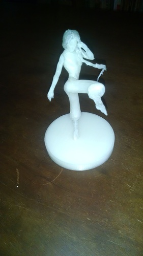 FIGHT GIRL - PRINTABLE PARTS + 4 BASES 3D Print 10958 FIGHT GIRL - PRINTABLE PARTS + 4 BASES 3D Print 10958