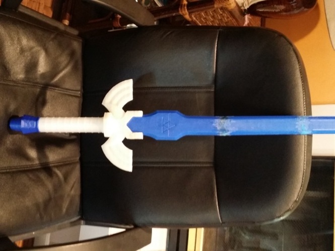 Life Size Legend of Zelda Master Sword 3D Print 1096 Life Size Legend of Zelda Master Sword 3D Print 1096