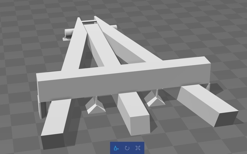 Mini caballete easel - prints in one piece 3D Print 10974 Mini caballete easel - prints in one piece 3D Print 10974