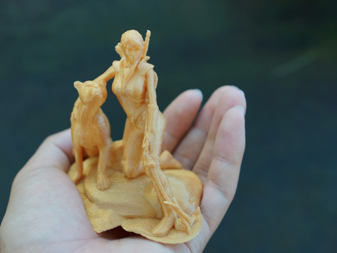 The Huntress v1.2 3D Print 11026 The Huntress v1.2 3D Print 11026