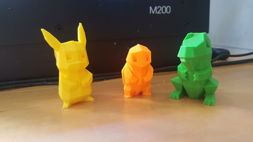 Low Poly Pokemon 3D Print 11202 Low Poly Pokemon 3D Print 11202