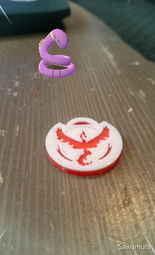 Pokemon Go Team Logo Keychains 3D Print 11321 Pokemon Go Team Logo Keychains 3D Print 11321