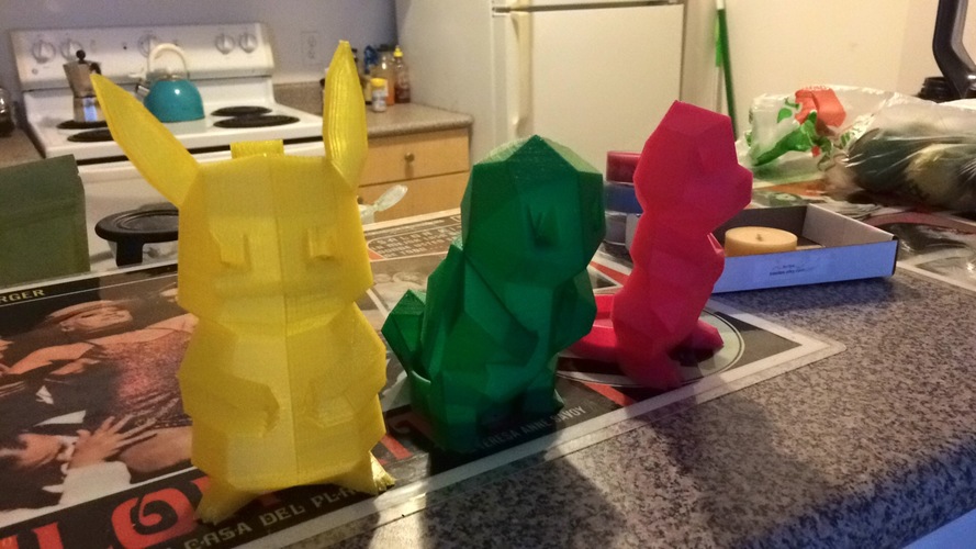 Low Poly Pokemon 3D Print 11346 Low Poly Pokemon 3D Print 11346