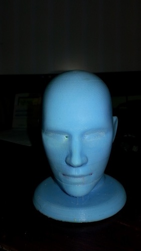 Figurine, bust, - head on a stand 3D Print 11385 Figurine, bust, - head on a stand 3D Print 11385