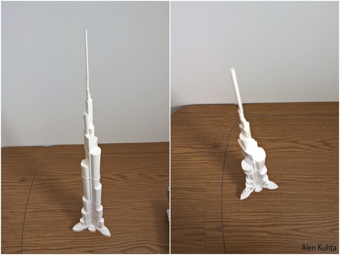 BURJ KHALIFA (706mm) 3D Print 11390 BURJ KHALIFA (706mm) 3D Print 11390