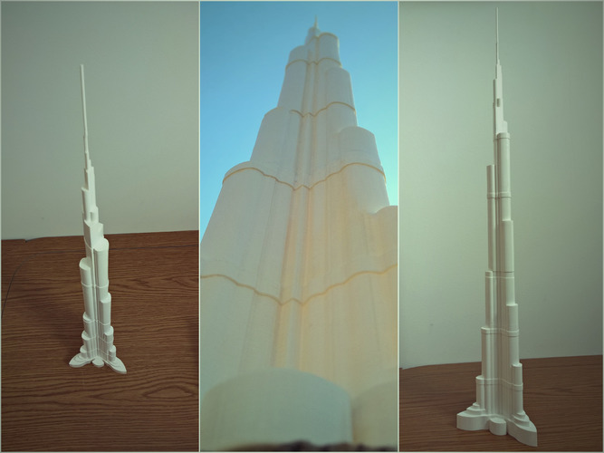 BURJ KHALIFA (706mm) 3D Print 11392 BURJ KHALIFA (706mm) 3D Print 11392