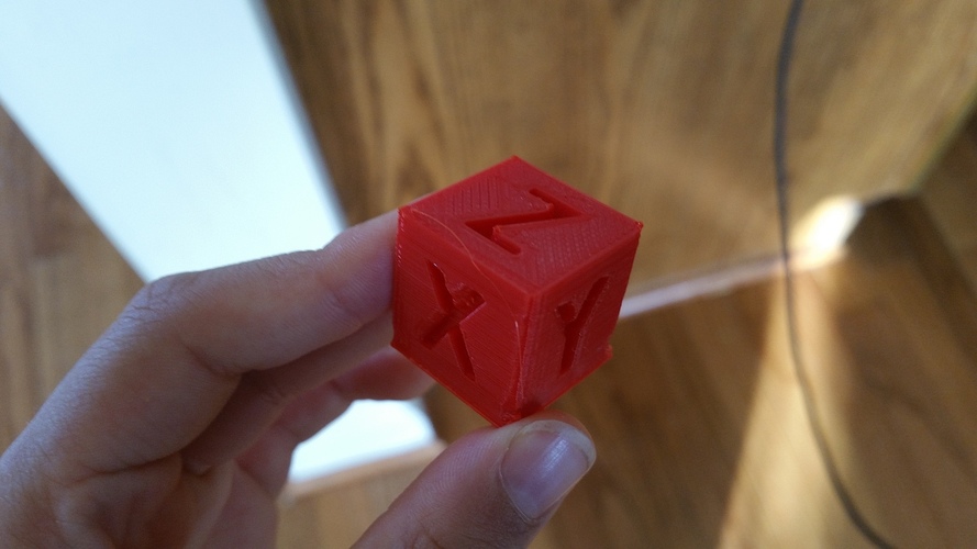 XYZ 20mm Calibration Cube 3D Print 11470 XYZ 20mm Calibration Cube 3D Print 11470