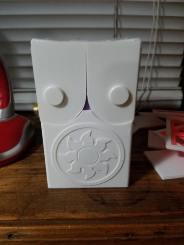 Improved Deck Box with Gears for Magic the Gathering EDH Command 3D Print 11513 Improved Deck Box with Gears for Magic the Gathering EDH Command 3D Print 11513