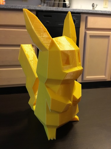 Tail-strengthened Pikachu 3D Print 11635 Tail-strengthened Pikachu 3D Print 11635