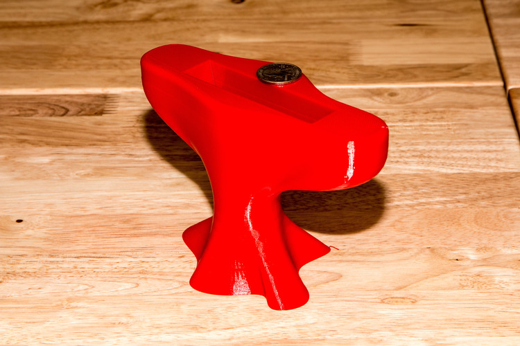 Standing Business Card Holder 3D Print 11639 Standing Business Card Holder 3D Print 11639