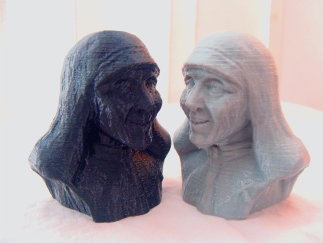 Mother Theresa 3D Print 1168 Mother Theresa 3D Print 1168