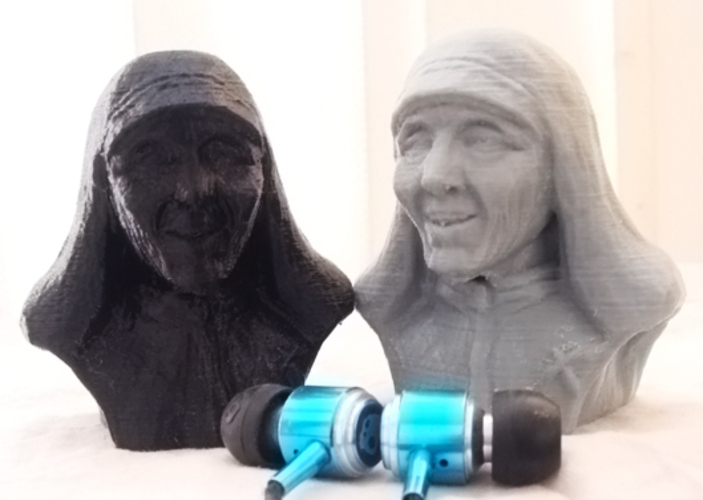Mother Theresa 3D Print 1169 Mother Theresa 3D Print 1169