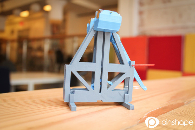 Floating arm trebuchet (dimes and pennies) 3D Print 117 Floating arm trebuchet (dimes and pennies) 3D Print 117