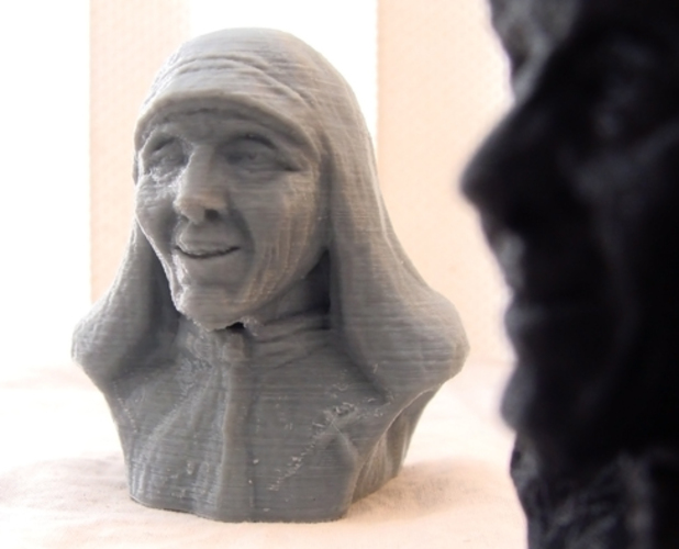 Mother Theresa 3D Print 1170 Mother Theresa 3D Print 1170