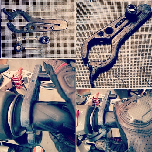 Motorcycle Throttle Lock 3D Print 11735 Motorcycle Throttle Lock 3D Print 11735