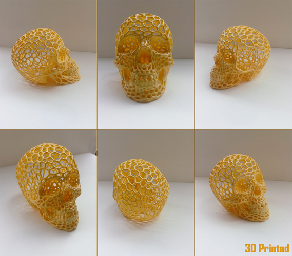 Skull lamps - Voronoi Style 3D Print 11763 Skull lamps - Voronoi Style 3D Print 11763