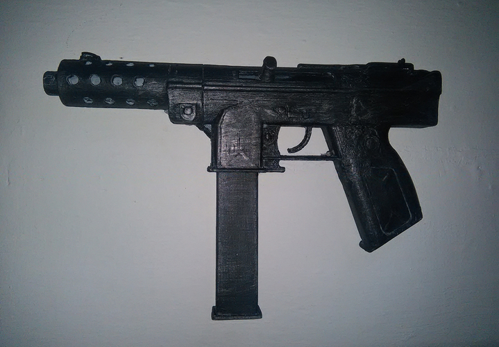 CS GO: Tec 9 (Functional Parts) 3D Print 11775 CS GO: Tec 9 (Functional Parts) 3D Print 11775